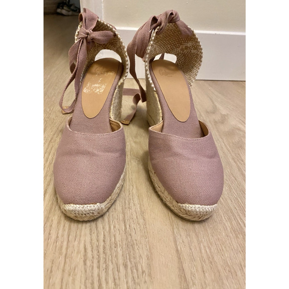 Castaner Carina Espadrille Wedge Sandals Size 38 Spain Boho Preppy Classic - Picture 8 of 11